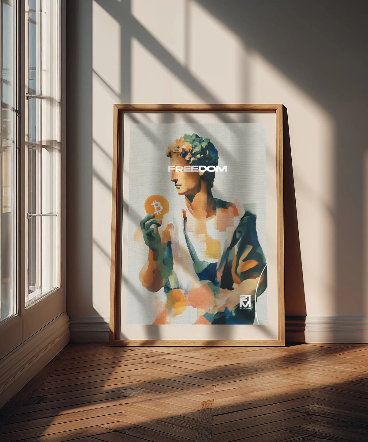 Bitcoin is freedom -  Artprint Coinerstore