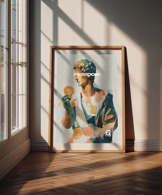 Bitcoin is freedom -  Artprint Coinerstore