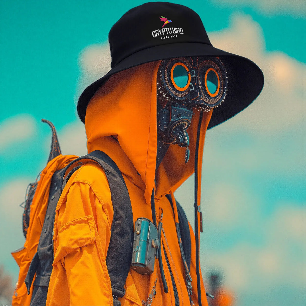 Crypto Bird Bucket hat Coinerstore