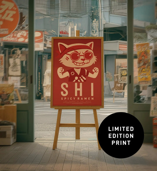LIMITED SHI RAMEN ART PRINT Coinerstore